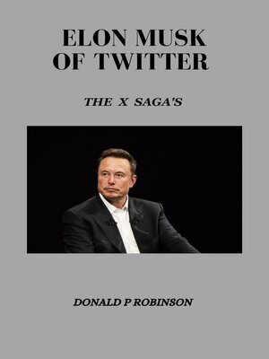 cover image of Elon musk of Twitter